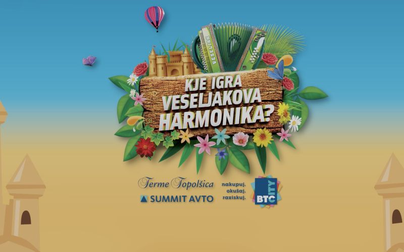 Kje igra veseljakova harmonika 2025?!