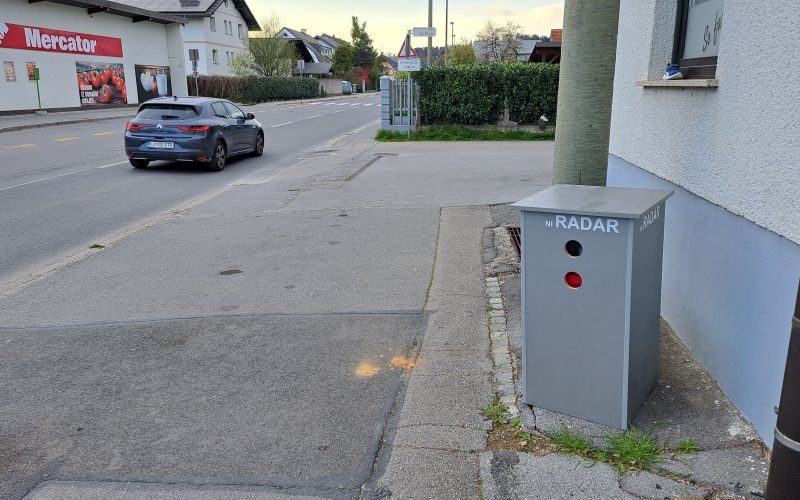 domači radar, doma narejeno, ohišje, prepovedano