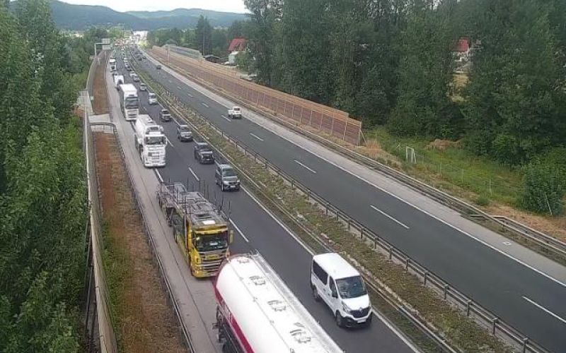sinja gorica, primorska avtocesta, zastoj, 7.7..jpg