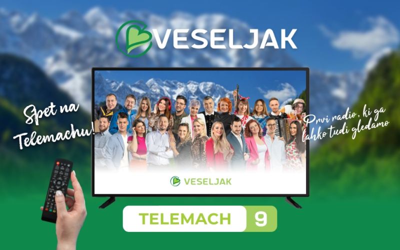 Ponovno nas lahko spremljate tudi na Telemachu!