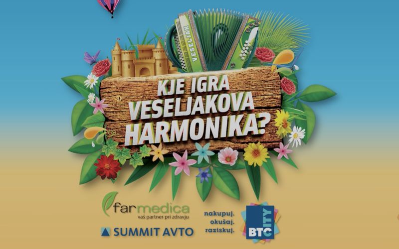 Kje igra veseljakova harmonika 2025?!