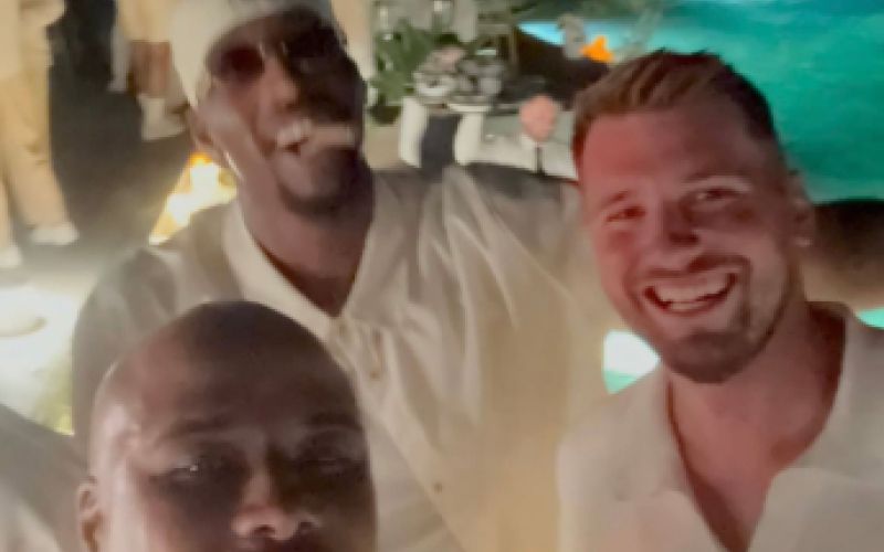 Luka Dončič - Košarkaški as Luka Dončić se je v Grčiji družil s športno elito.