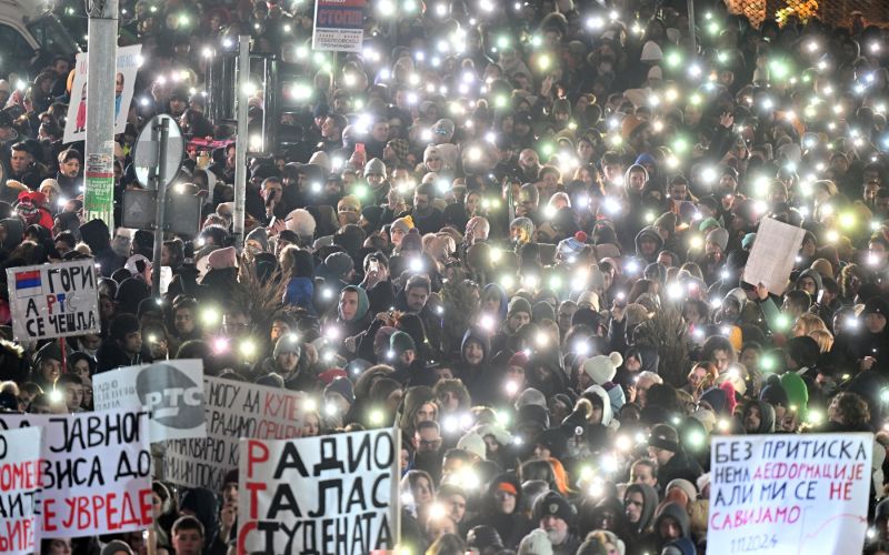 novi sad, protest