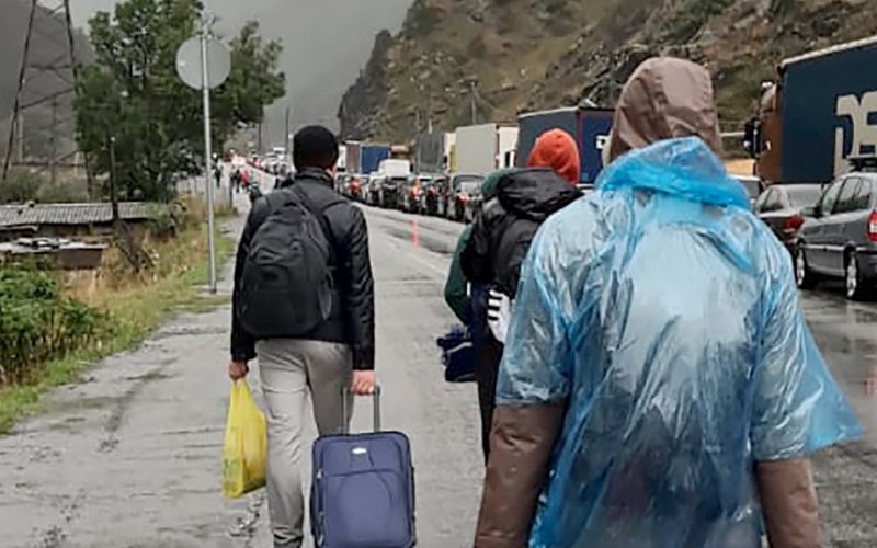 potnik meja kovček Rusija ukrajina