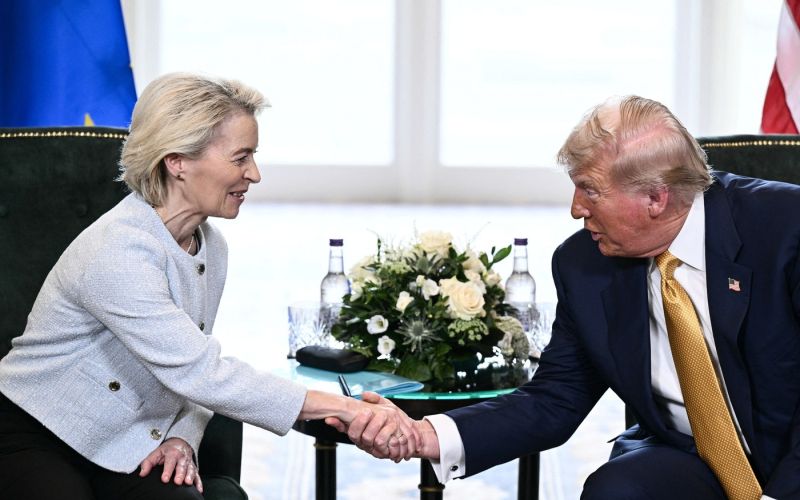 Ursula von der Leyen, Donald Trump