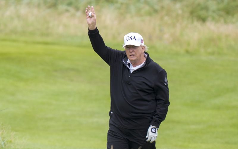 donald-trumo, golf