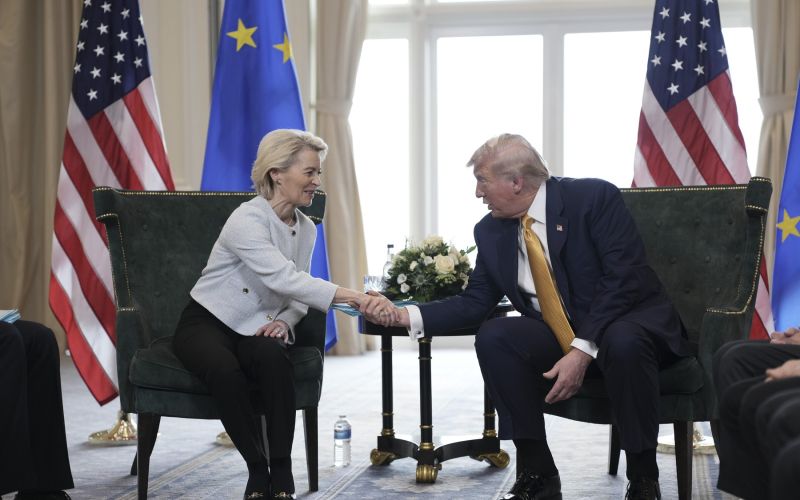 Ursula von der Leyen, donald trump