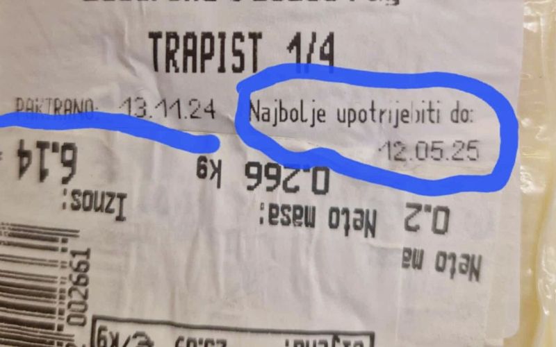 trdi sir Plodine Hrvaška