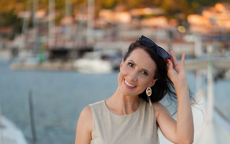 Anita Gošte se je v živo javljala s Korčule.