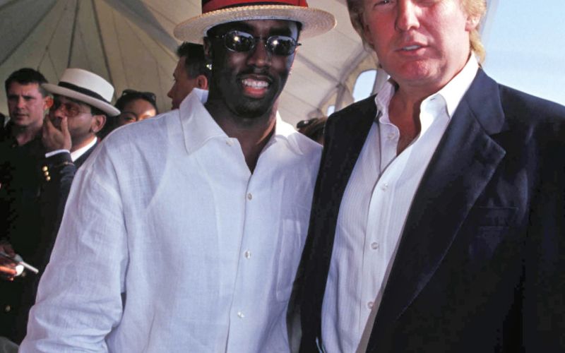 Diddy, Donald Trump - Diddy in Trump se poznata že vrsto let, a odgovora o pomilostitvi za zdaj še n