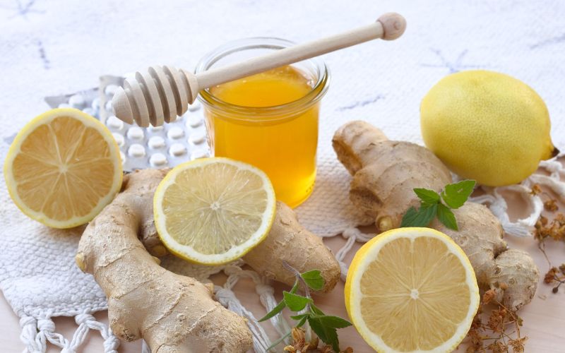 Limonin čaj z ingverjem