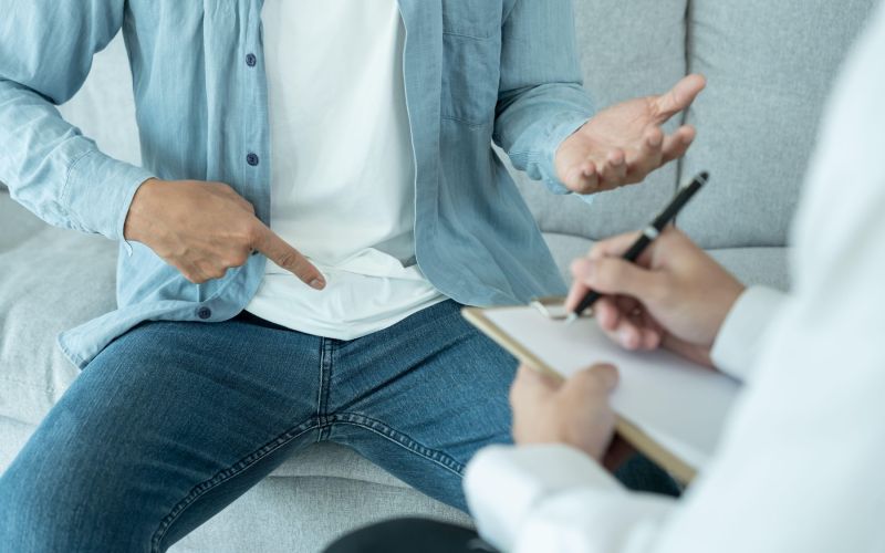 mehur, prostata, moški, pri zdravniku
