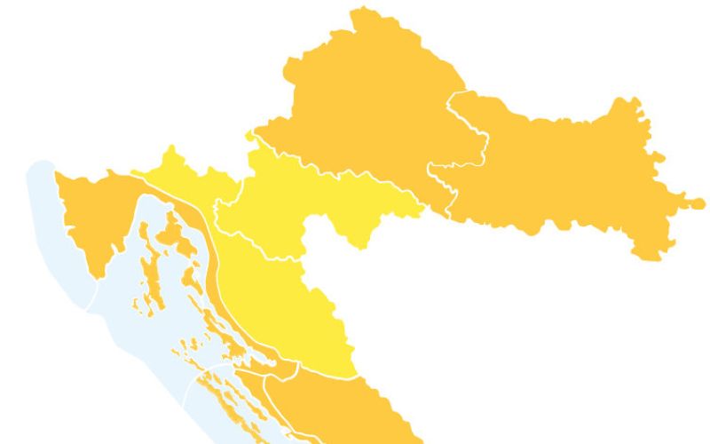 oranžno opozorilo