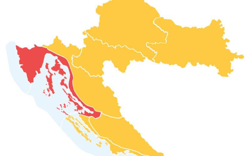 DHMZ opozorilo Hrvaška vročina
