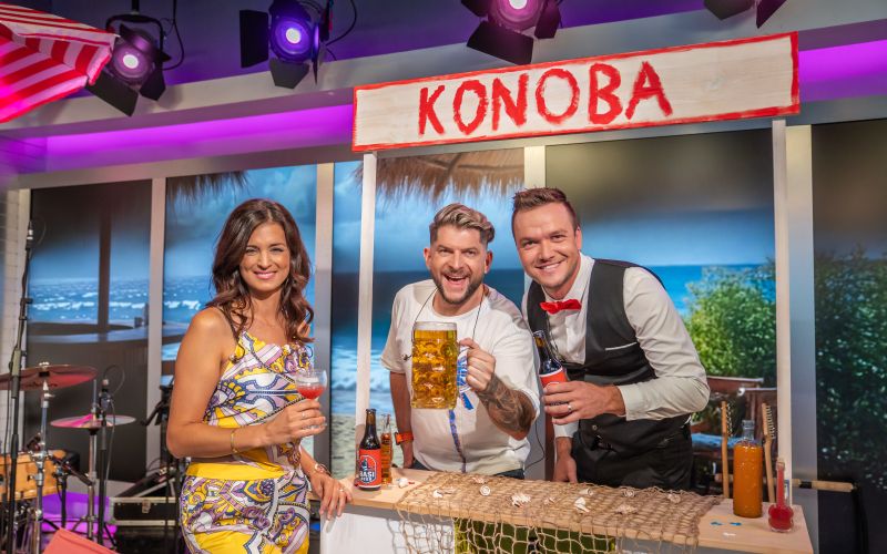 Aktualovci so pripravili pravo konobo ali po domače oštarijo, saj se Basijev najnovejši komad imenuj