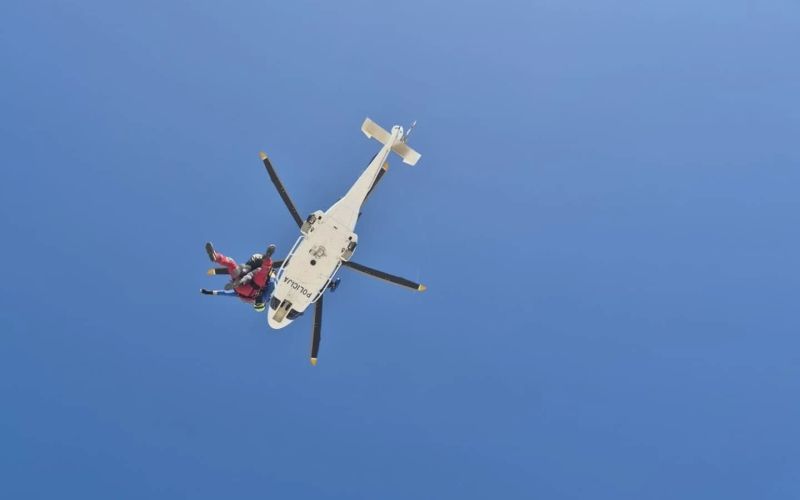 helikopter, resevanje