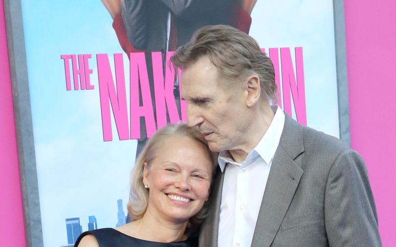 Liam Neeson in Pamela Anderson