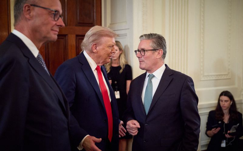 merz, trump, starmer