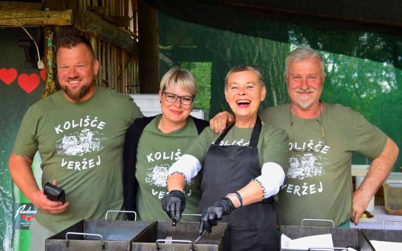 kolišče, veržej, družina-osterc