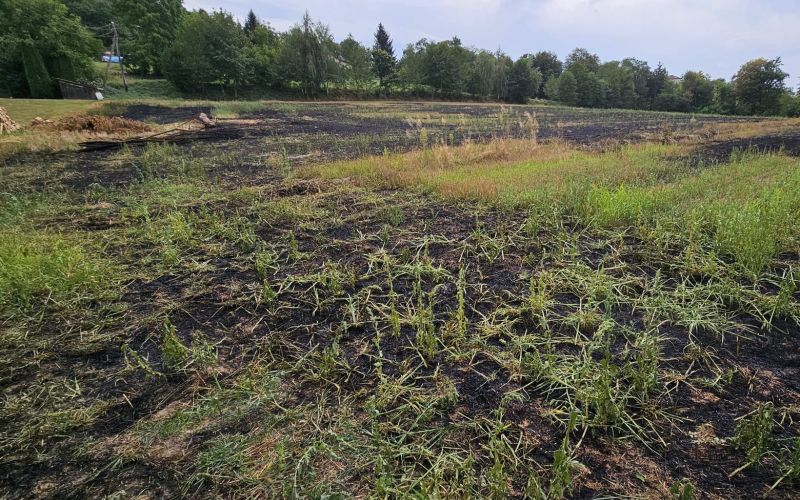 pozar, strnisce, pgd-ljutomer, gasilci