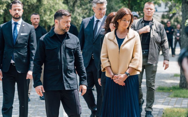 volodimir zelenski, tanja fajon