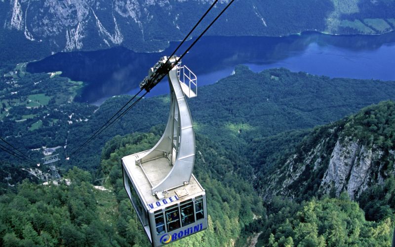 gondola, vogel, bohinjsko jezero