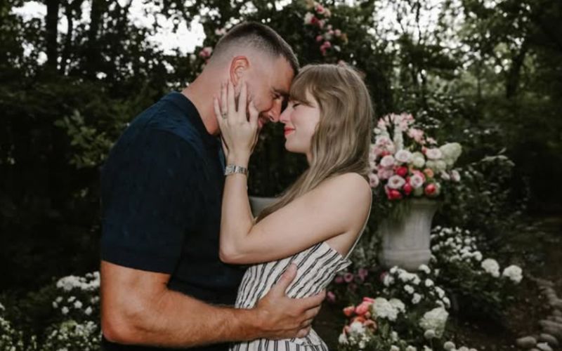 Taylor Swift, Travis Kelce - !!!Pop zvezdnica Taylor Swift in igralec ameriškega nogometa Travis Kel