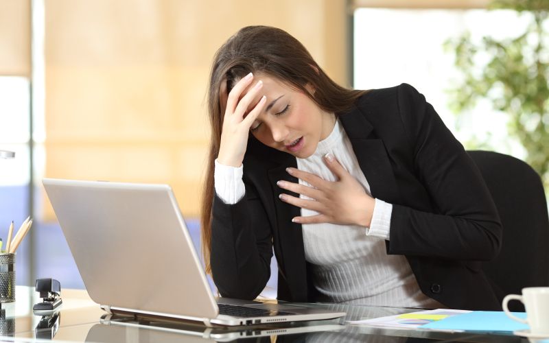 tesnoba, anksioznost, strah, srce