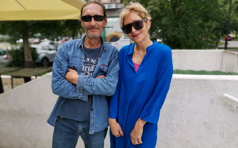 Klemen Tičar (Leteči potepuhi) in Nina Kosmač