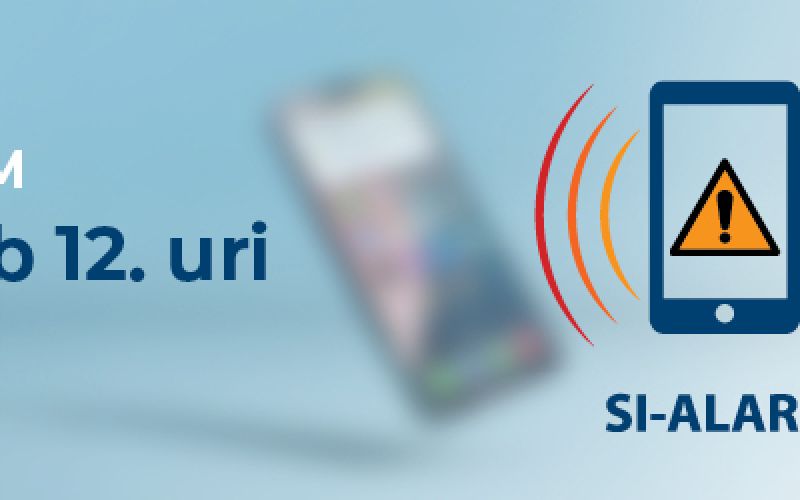 si-alarm, alarm, obvescanje, september, test