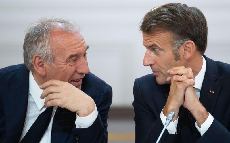 Francois Bayrou, Emmanuel Macron