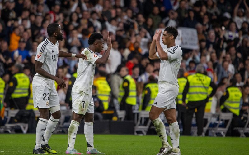 Antonio Rüdiger, Vinicius Junior, Jude Bellingham (Real Madrid)
