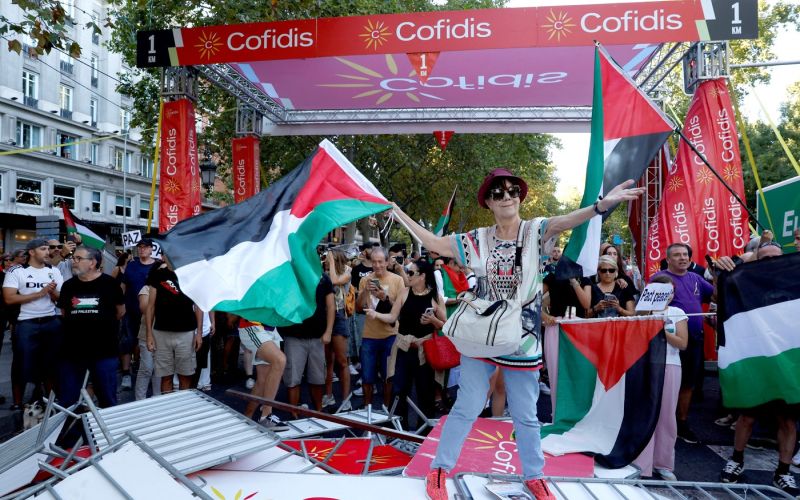 vuelta, dirka-po-spaniji, madrid, protesti