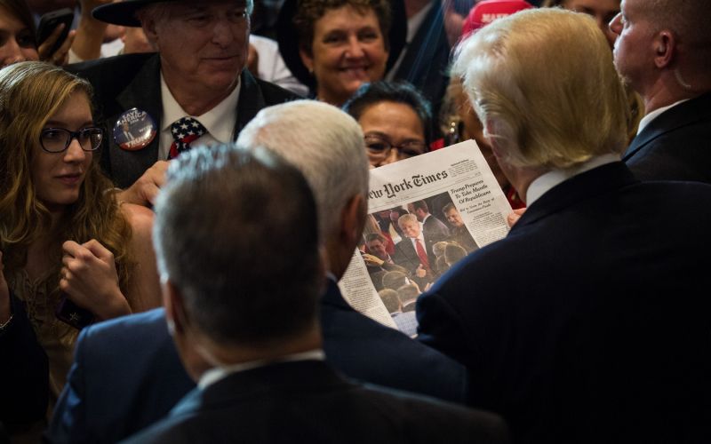 Donald Trump, New York Times