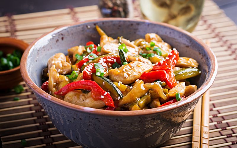 Piščančji stir fry