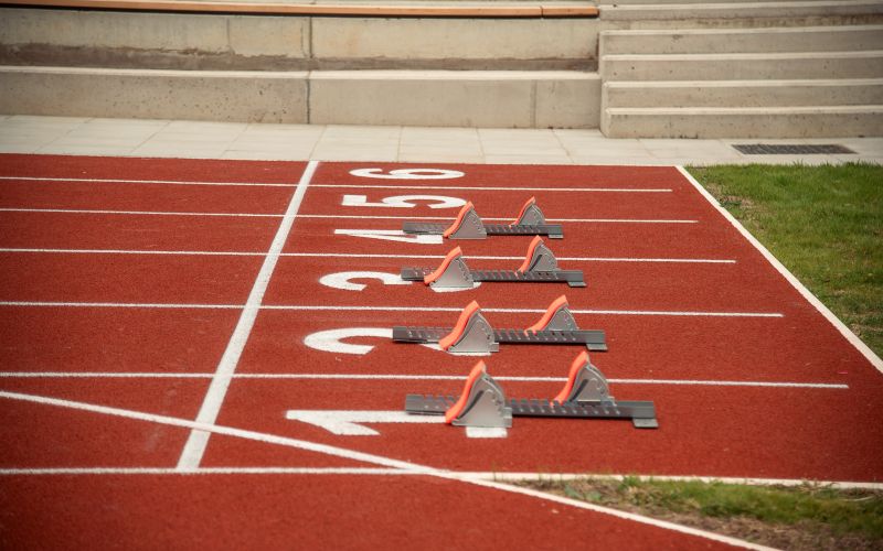 simbolična, atletska-steza, štart, start, tek, maraton, tekalna