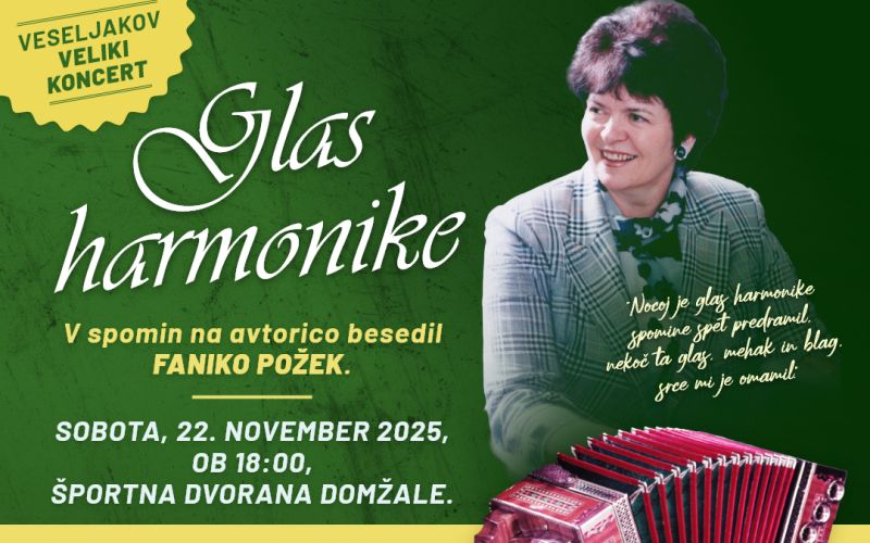 Veseljak vabi na veliki koncert v spomin na Faniko Požek
