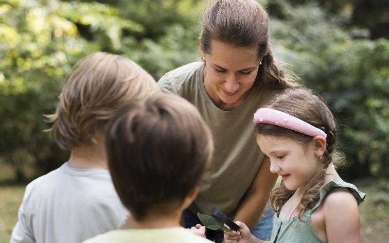 narava, otroci, vzgoja
