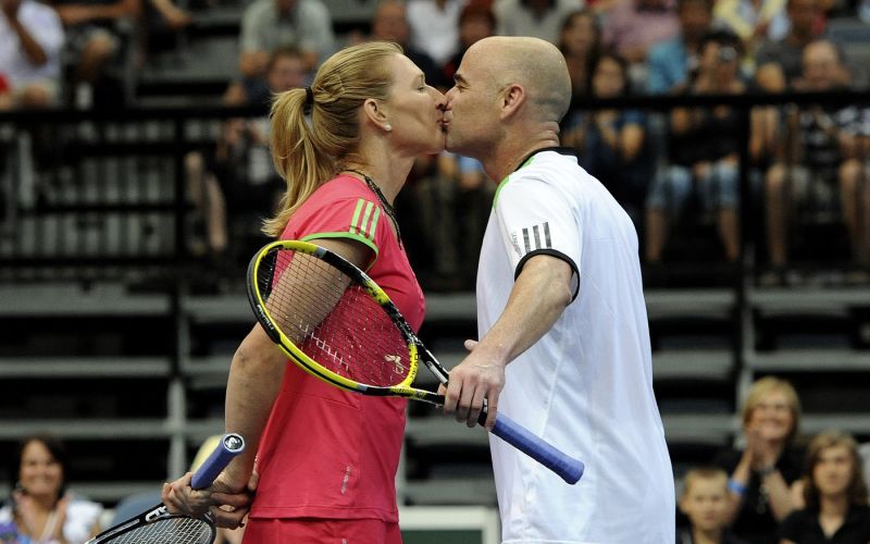 steffi-graf, andre-agassi