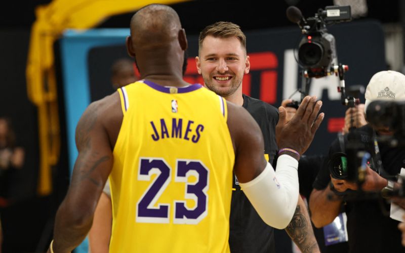 lebron james luka doncic