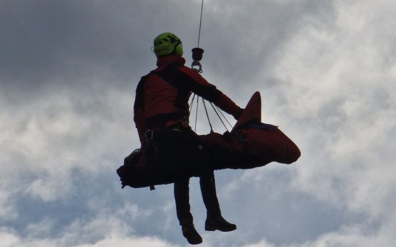 Reševanje s helikopterjem