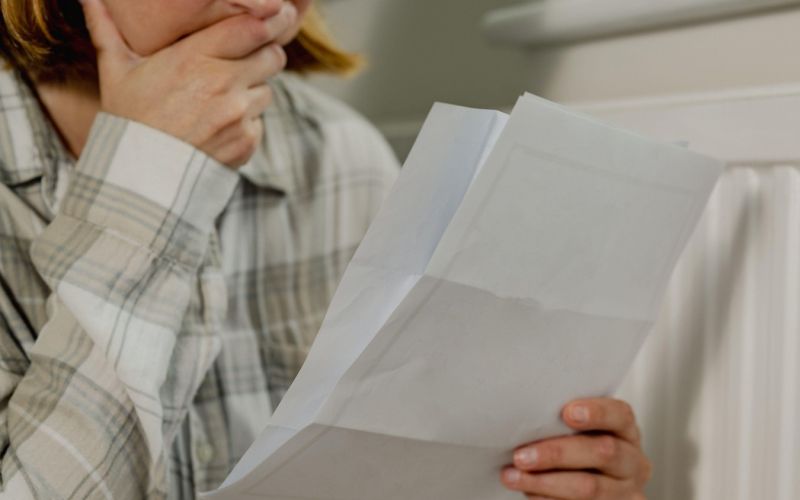 položnica, račun, ogrevanje