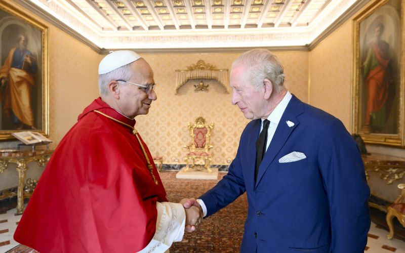 papež Leon XVI, kralj Karel.jpg