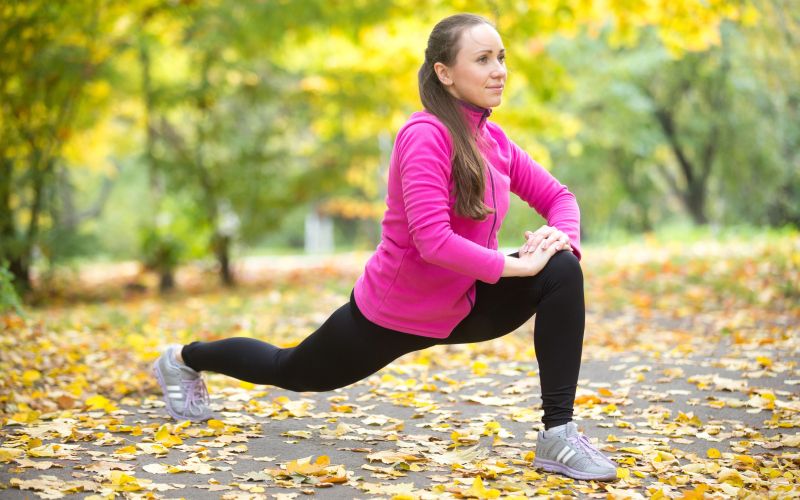 vadba, jesen, izpadni korak