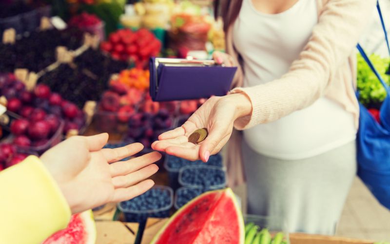 hrana, nakup, strošek