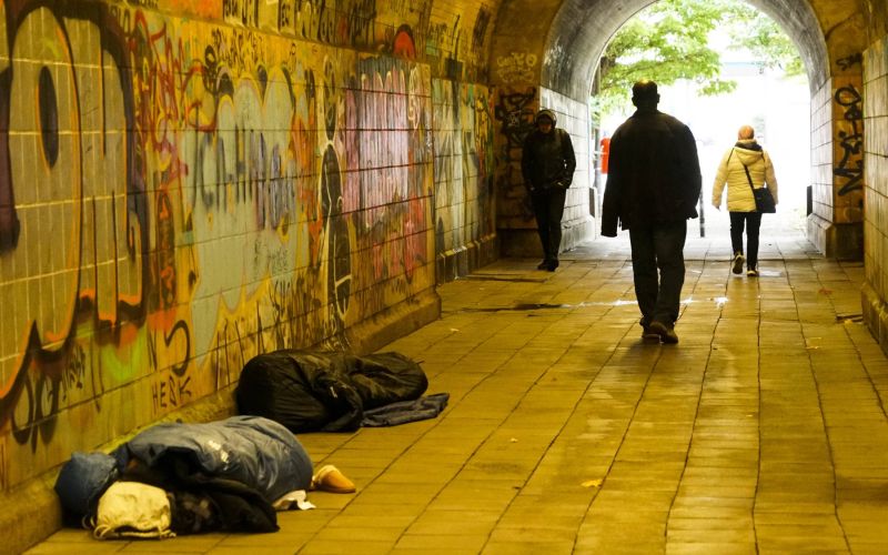nemcija, brezdomstvo, ulica