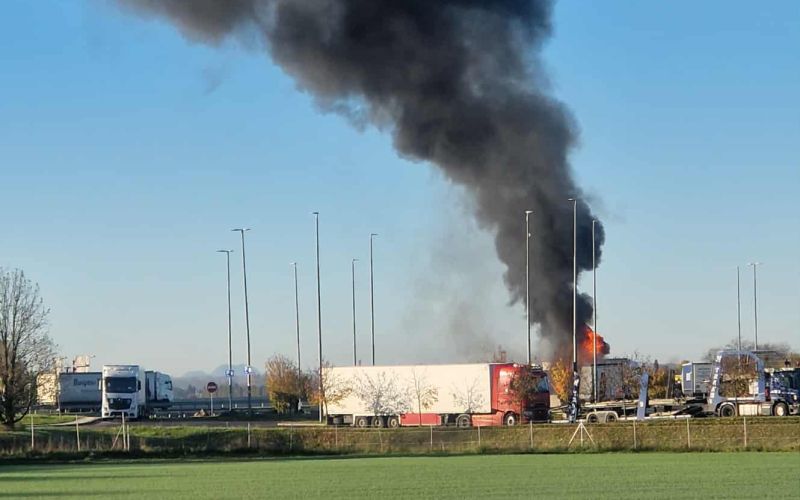 počivališče, murska sobota, požar