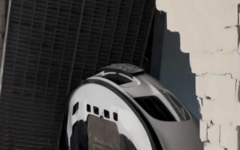 avto nesreča garaža