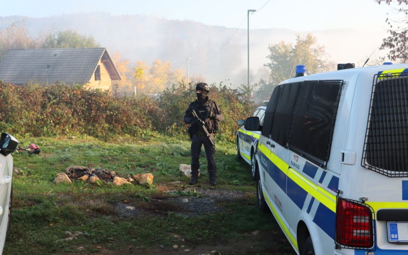 romsko naselje Žabjak, policija