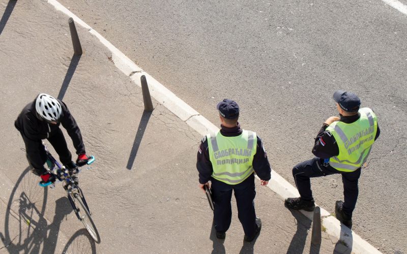 policist kolesar Srbija